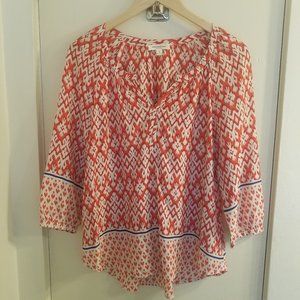 Beach Lunch Lounge Red, White and Blue Summer Top